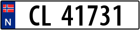 Truck License Plate